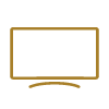 40' flat screen TV